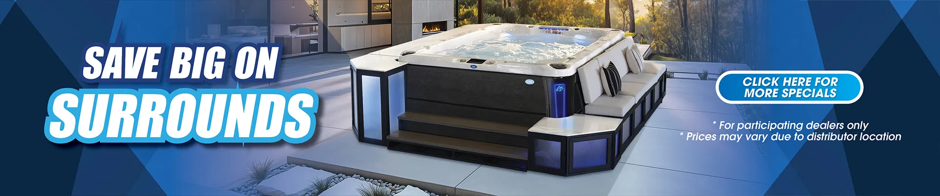 Calspas hot tub being used in a family setting - Lubbock